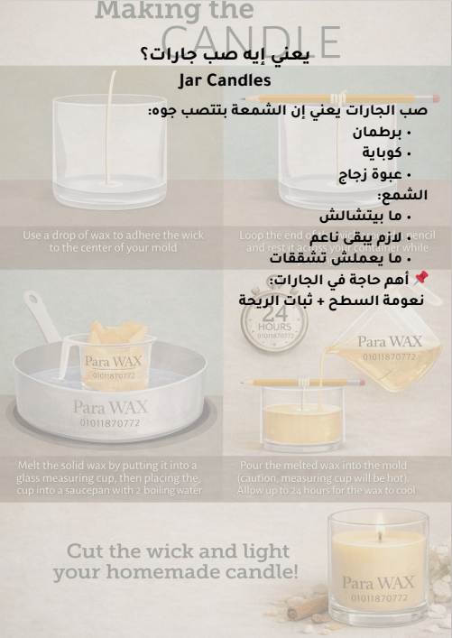 كتاب ابدأ مشروع الشموع خطوة بخطوة من Para wax